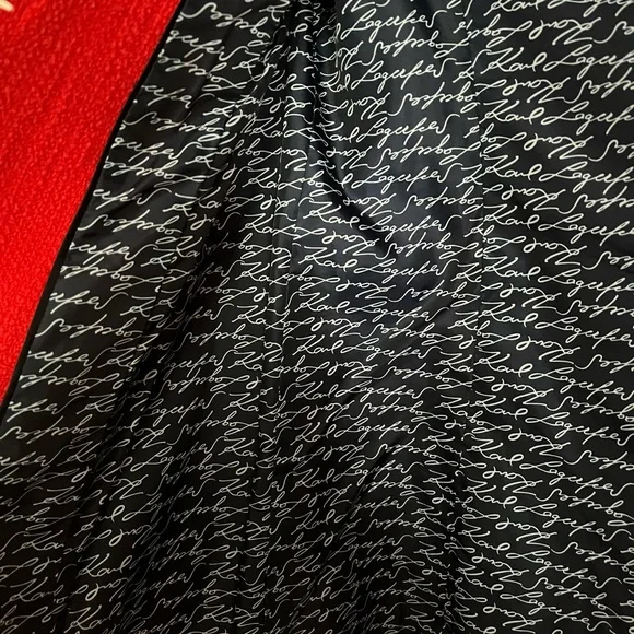 Karl Lagerfield Red Evening Jacket - Picture 6 of 7